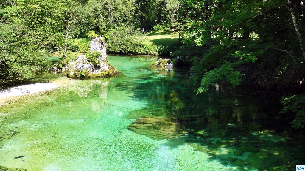 Fliegenfischen in der Sava Bohinjka im Juni 2015