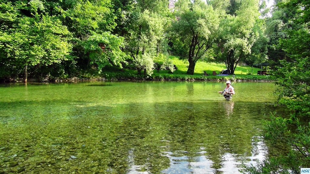 Fliegenfischen in der Radovna im Juni 2015