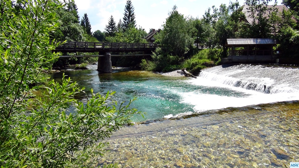 Fliegenfischen in der Radovna im Juni 2015