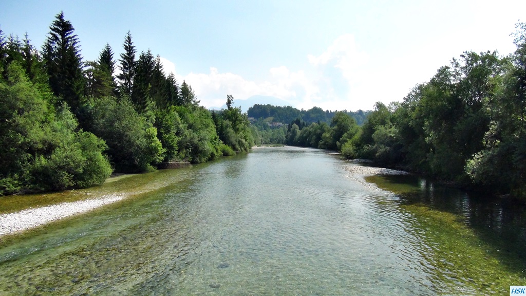 Fliegenfischen in der Sava Bohinjka im Juni 2015